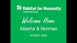 Habitat For Humanity In Monmouth County Home Dedication August 2020 Youtube