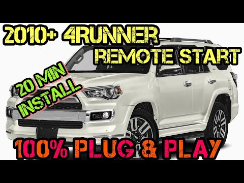 2010+ Toyota 4Runner 100% Plug & Play Remote Start Kit - FULL INSTALL