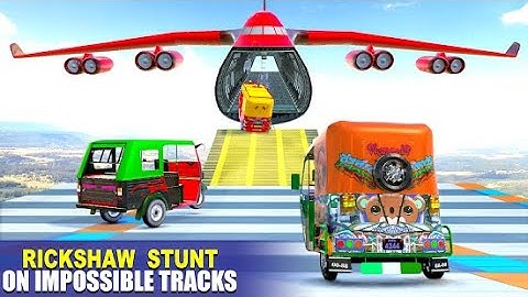 Tuk Tuk Rickshaw 3D Stunt: Free Stunt Games 2021