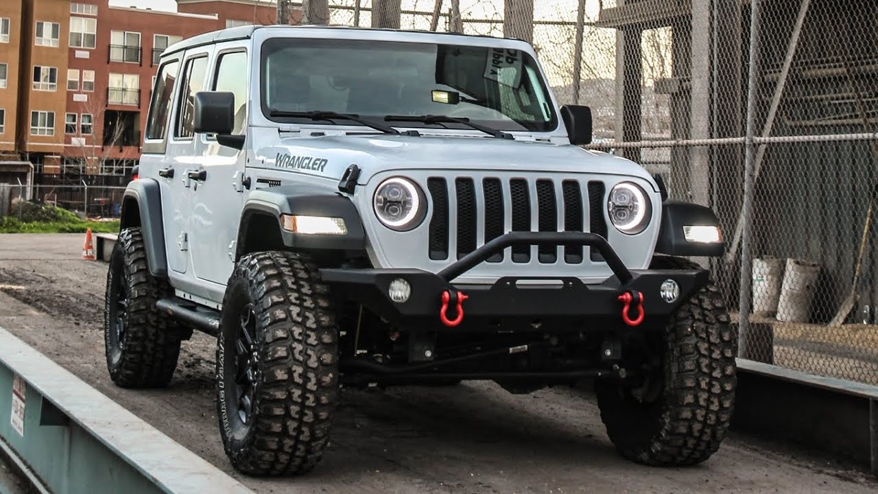Jeep Jl 2.5 Inch Lift With 35s Jeep JL with 35s, 2.5 skyjacker lift and much much more!! - YouTube