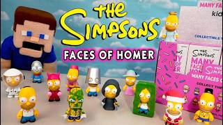 The Simpsons Many Faces of Homer Kid Robot Blind Box Unboxing