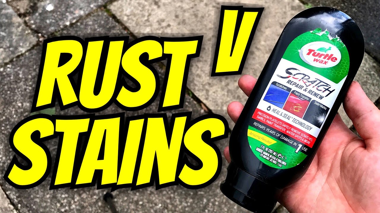 Turtle Wax Scratch Repair & Renew V RUST STAINS! 