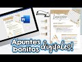 Apuntes bonitos en WORD!! Clases en línea! ✄ Barbs Arenas Art!