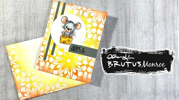 Brutus Monroe Card & Matching Envelope Art