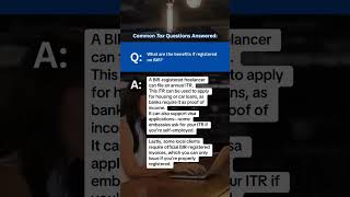 ITR FAQ: What are the benefits if registered on BIR?