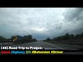 [4K] Road Trip to Prague, Czech Highway D11 #Bohemian #Driver