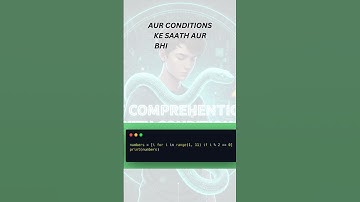 Python List Comprehensions with Conditions #shorts #python #code