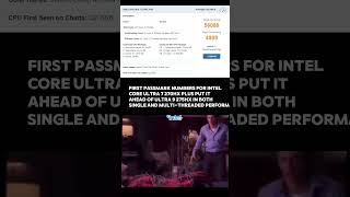 Intel Ultra 7 270HX Plus Beats Ultra 9 275HX
