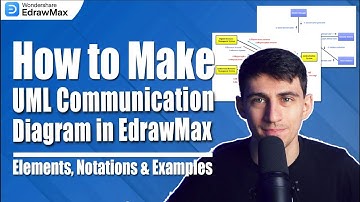 How to Make UML Communication diagram丨UML Diagram Tutorial