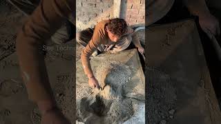 Amazing Cement Craft #Shorts #Diy #Skills  #Seetechnology