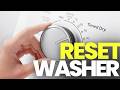 How to Force Reset Whirlpool Cabrio Washer - Step By Step