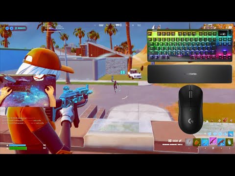 SteelSeries Apex Pro TKL ASMR 😴 Fortnite Ranked Reload 🏆 Satisfying Keyboard Fortnite 540 FPS 4K
