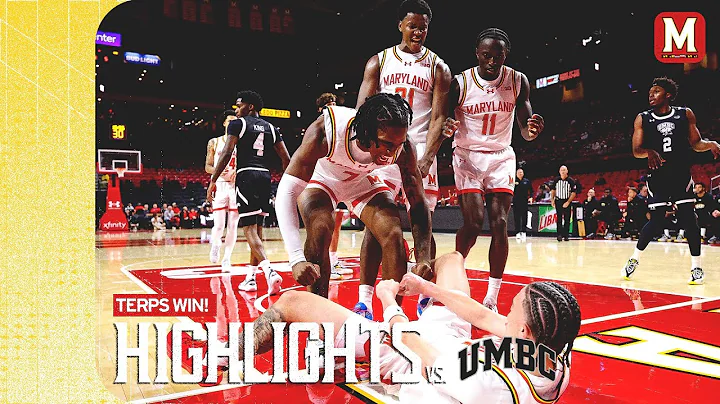 Maryland Men's Basketball Highlights | UMBC