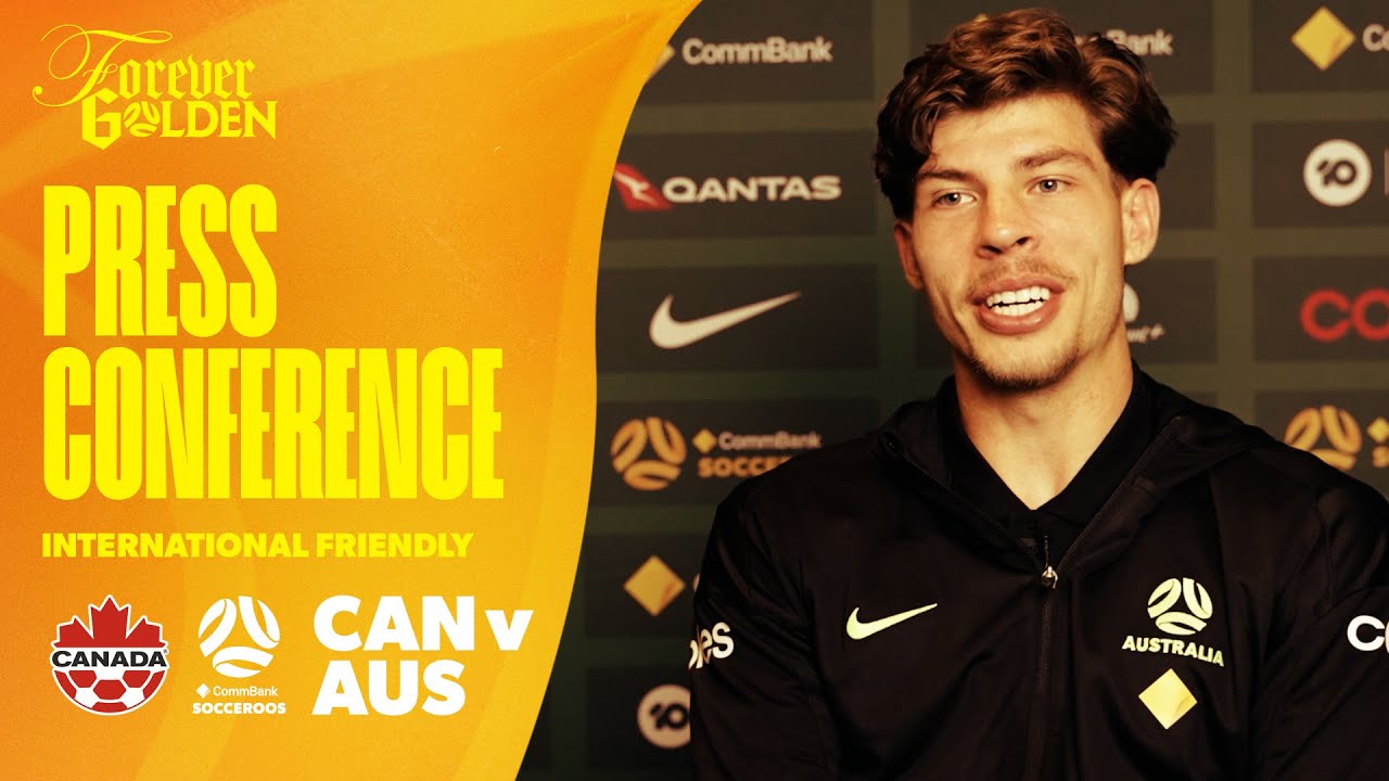 Jordy Bos: I'm really enjoying my football | Press Conference | Canada v CommBank Socceroos
