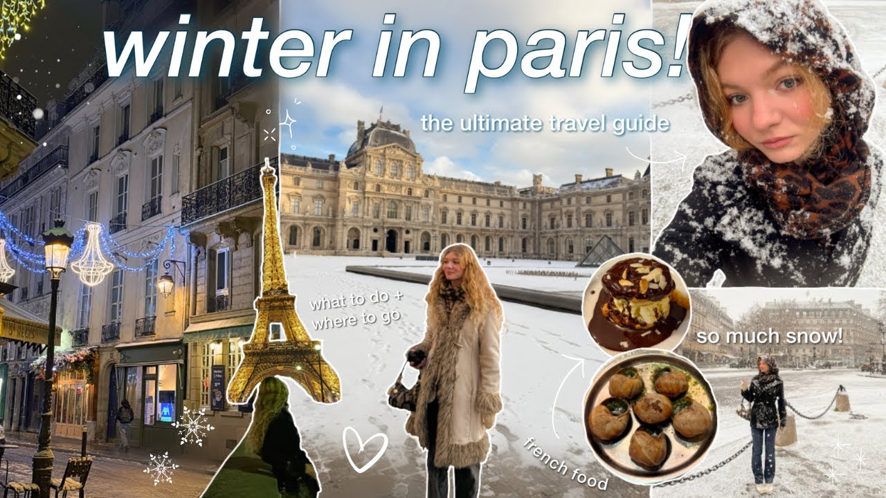 a week in PARIS 🇫🇷 winter travel guide for food, shopping, & must-see spots!
