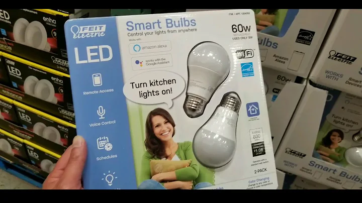 Costco! FEIT Electric Smart WiFi LED Light Bulbs - 2 PK! $29!!!