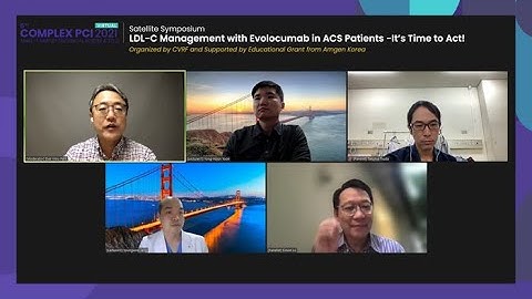 [COMPLEX PCI 2021] LDL-C Management with Evolocumab in ACS Patients -It’s Time to Act!
