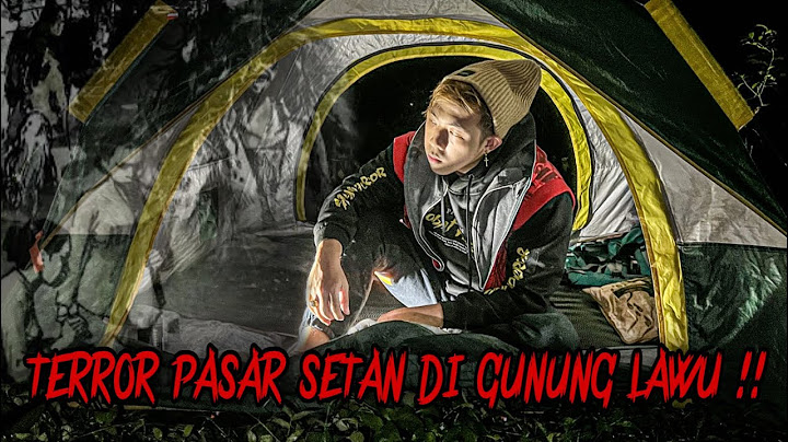 TERROR PASAR SETAN !! SOLO CAMPING HORROR DI GUNUNG LAWU BIKIN MERINDING GA BISA TIDUR !!