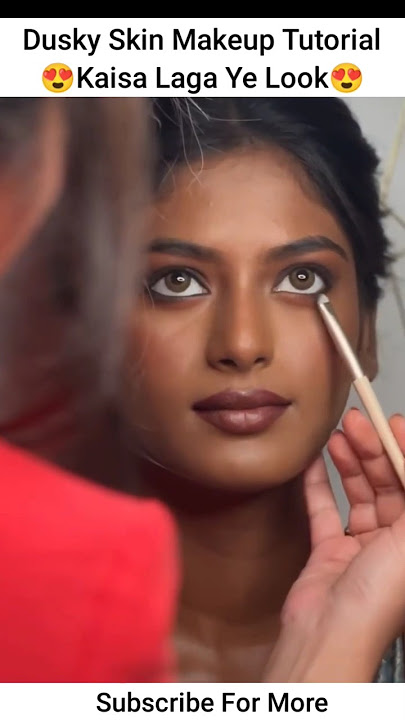 Dusky Skin Makeup Tutorial Step By Step #shorts #ytshorts #makeuptutorial #dusky #bridal #eyemakeup