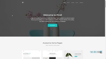 Piroll - Portfolio WordPress Theme