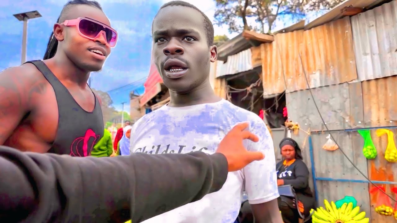 Кенийский парень плюнул на нас за то, что мы снимаем видеоблог в гетто 🇰🇪