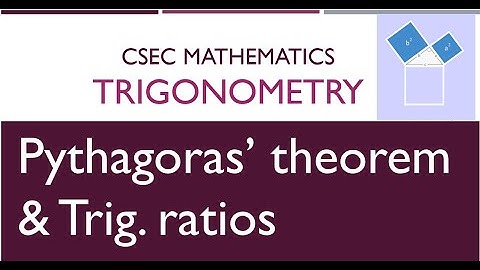 CSEC Mathematics - Pythagoras