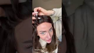 Parrucca naturale lunga: HH REMY BESO by #giselamayer in CHOCOLATE MIX #handtied #wiglove