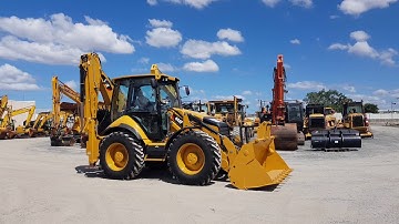 Caterpillar 444F Backhoe loader