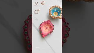 Easy DIYA DECORATION ideas💖 #diyart #diwali #diwalispecial #art #youtube #diy #easy
