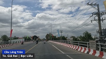 Quốc lộ 1A, thị xã Giá Rai phần 1, tỉnh Bạc Liêu, qua phường Láng Tròn