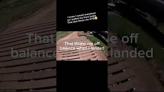 Breakdown of my crash on the Toyota Drop at Northstar #mtb #crash