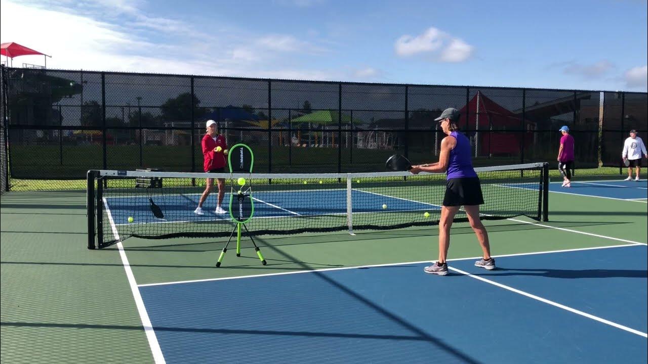 Quick Sample TopspinPro Pickleball for 2 Handed Backhand Volley YouTube