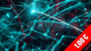 Dynamic Neural Network Data Stream HD Stock Video