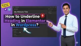 How to Underline Heading in Elementor in Wordpress?