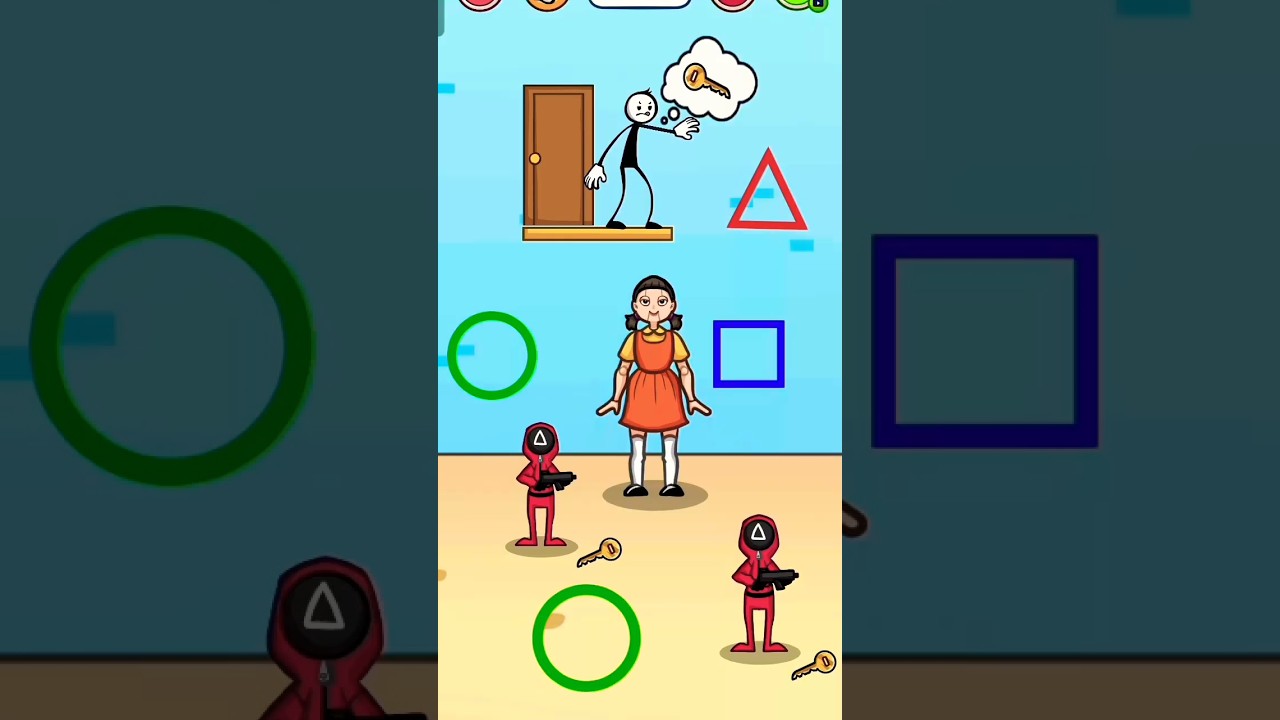 Thief stickman troll Level 163 gaming video 