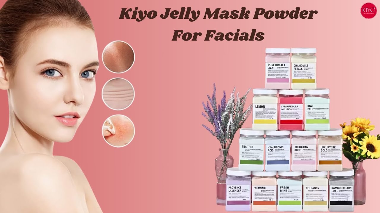 Kiyo Jelly Mask Powder for Facials | Hydrating And Nourishing Skin Care |  @KiyoIndia  