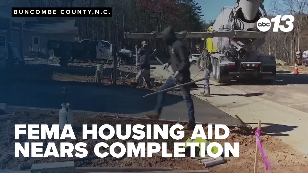 Buncombe County sees progress as FEMA housing aid for storm survivors ...