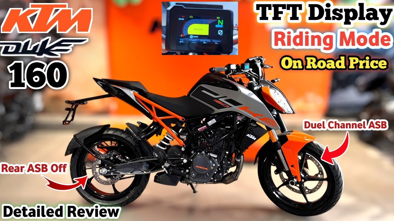 New KTM Duke 160 TFT Display & Riding Mode || Mileage, Features and On Road Price || Detailed Review
