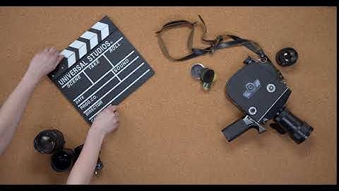 A Clapperboard Used In Film Making - Non copyrighted video