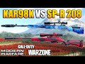 Which is Better? Kar98k vs SP-R 208 best Markman Rifle in WARZONE After Update | Modern Warfare BR
