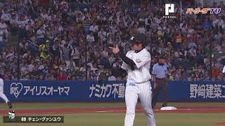 マリーンズ・チェンが5回1失点と粘りの投球　2018/8/25 M-Bs