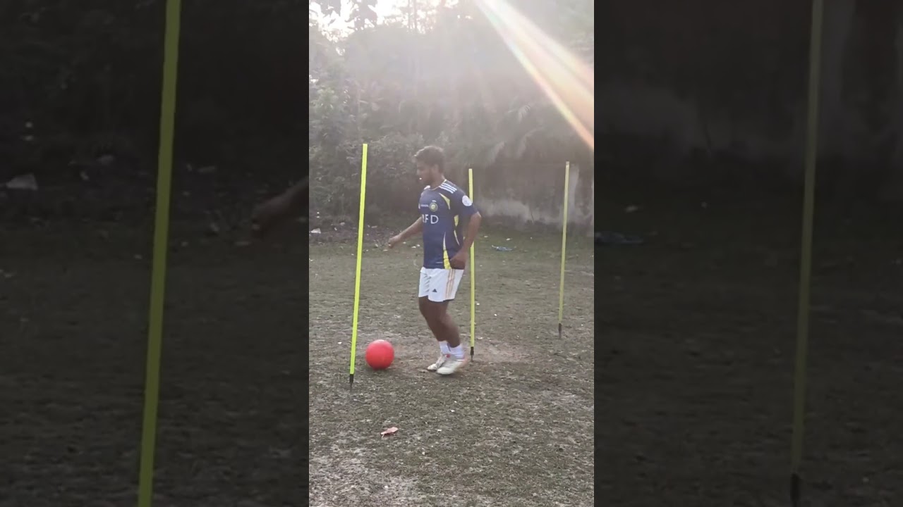 @agility with ball controlling practice