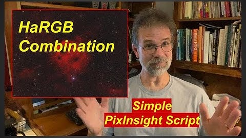 HaRGB Combination - Simple PixInsight Script #astrophotography #astronomy #space
