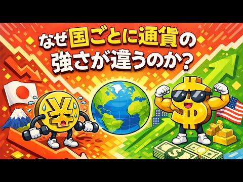 なぜ国ごとに通貨の強さが違うのか？｜為替の仕組みを30分で解説