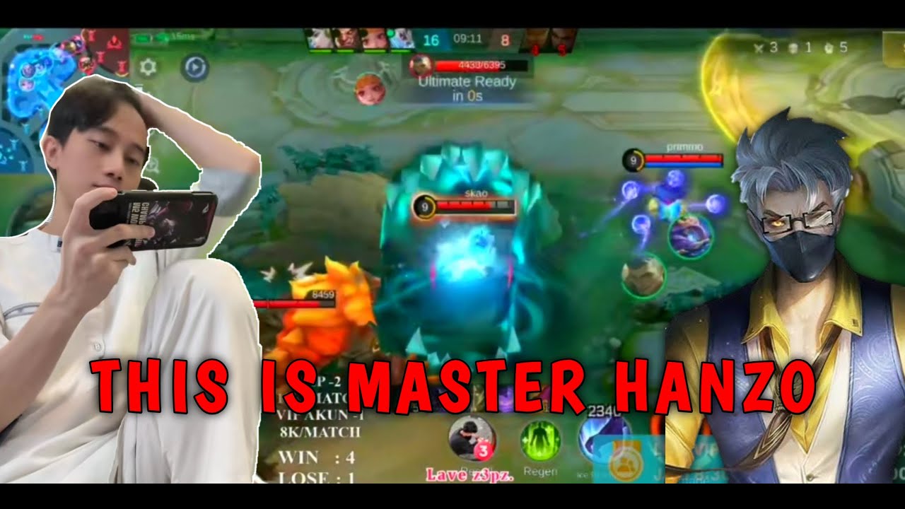 HANZO THE REAL COUNTER CYCLOPS GAMEPLAY PRO PLAYER AFA GAMING - Mobile Legends