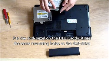 Simple how-to HP G72 G62 adding 2nd HDD using DVD Drive Bay / caddy