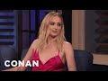 Sophie turner blames kit harington for the infamous game of thrones coffee cup  conan on tbs