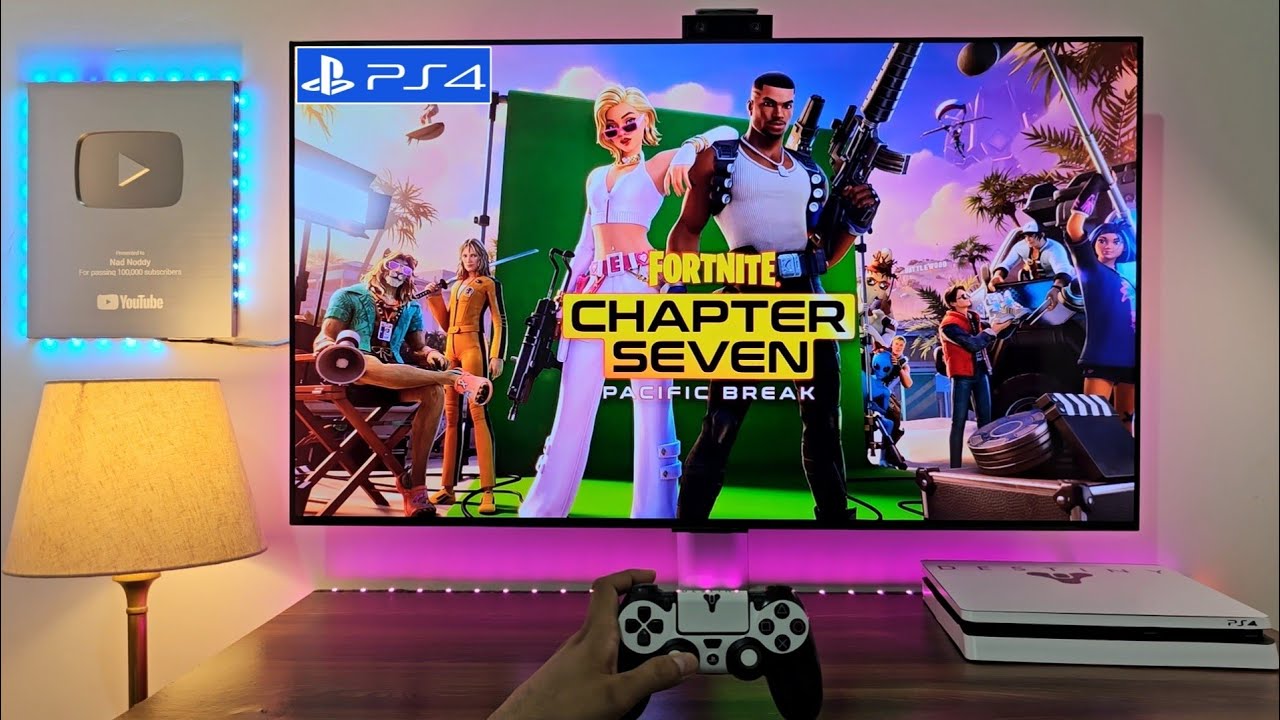 Fortnite Chapter 7 (PS4 Slim) Gameplay | 1080P 60FPS Runs Smoothly