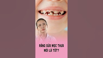 Răng sữa mọc thưa mới tốt #chinhnha #bshong #bshongchinhnha