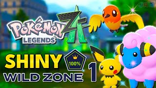 How to get ALL SHINY WILD ZONE 1 POKEMON in Legends Z-A